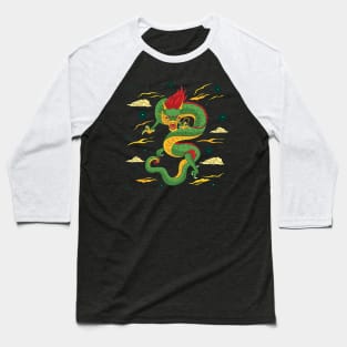 Traditional Chinese Dragon Baseball T-Shirt